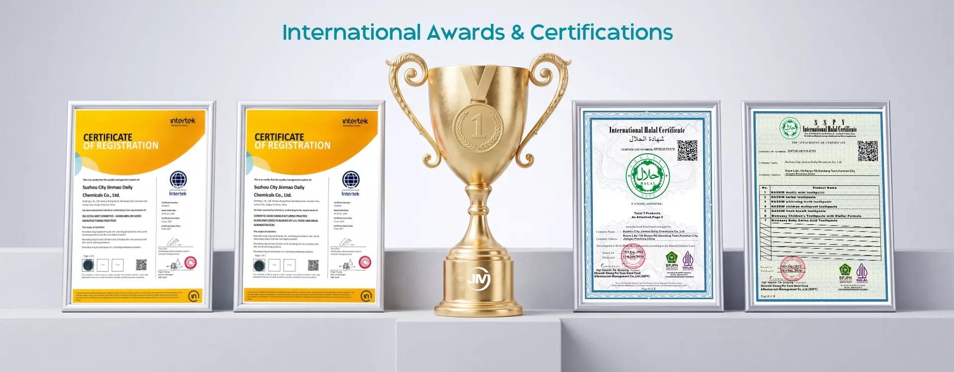 Anugerah & Pensijilan Antarabangsa