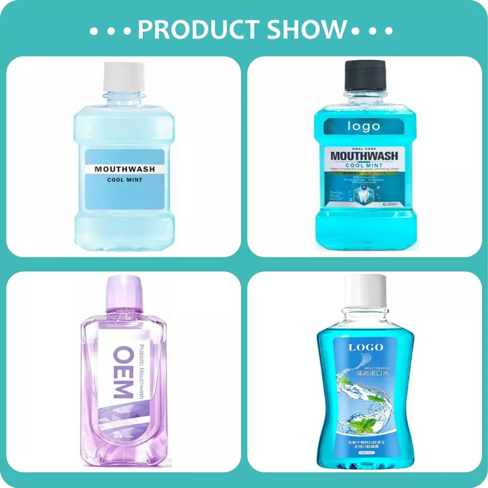 100ml Fresh Breath Foam Mouthwash Bottle